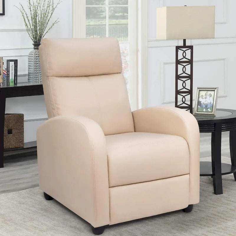 Homall Recliner Chair PU Leather Single Living Room Sofa Recliner