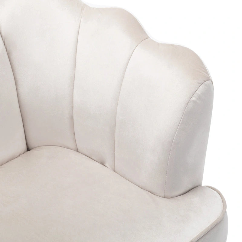 Reitz Glam Velvet Shell 3 Seater Sofa by Christopher Knight Home - 76.25 L x 29.25 W x 33.50 H