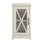 Lennox Small Farmhouse End Table with Storage by Bush Furniture