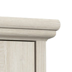 Lennox Small Farmhouse End Table with Storage by Bush Furniture