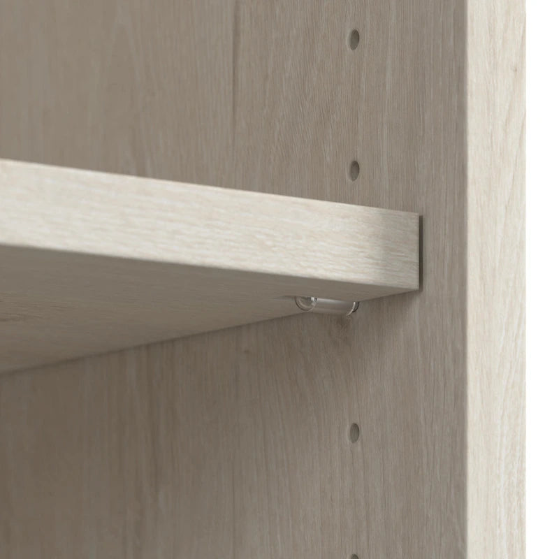 Lennox Small Farmhouse End Table with Storage by Bush Furniture