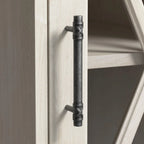 Lennox Small Farmhouse End Table with Storage by Bush Furniture