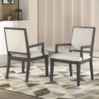 Steve Silver Milano Wooden Arm Chair, Set of 2