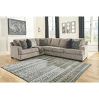 Signature Design by Ashley Bovarian Beige and Grey 3-Piece Sectional Sofa