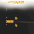 HOMCOM Kitchen Island with Storage, Rolling Kitchen Island on Wheels with Drawer, 3 Cabinets, Stainless Steel Countertop