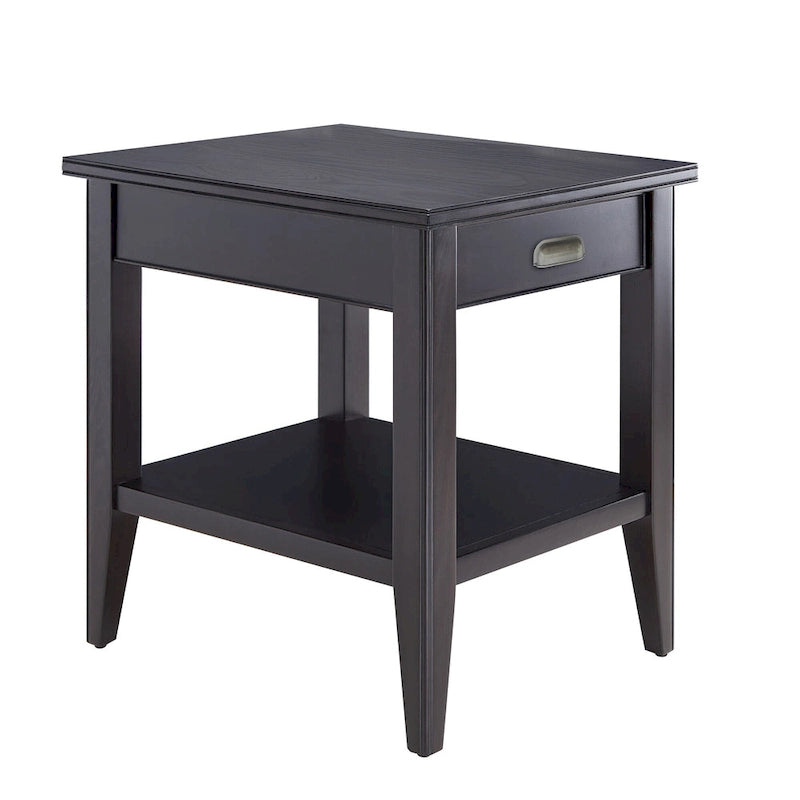 Leick Home Laurent Recliner Wedge Table with Shelf