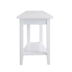 Leick Home Laurent Recliner Wedge Table with Shelf