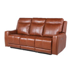 Steve Silver Newport Power Top Grain Leather Reclining Sofa