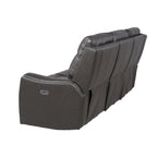 Steve Silver Newport Power Top Grain Leather Reclining Sofa