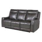 Steve Silver Newport Power Top Grain Leather Reclining Sofa