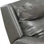 Steve Silver Newport Power Top Grain Leather Reclining Sofa