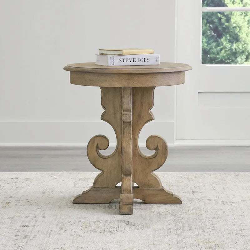 Magnolia Manor Round End Table - 2 Finish Options