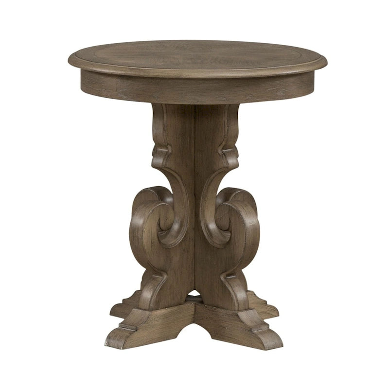 Magnolia Manor Round End Table - 2 Finish Options