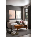 WYNDENHALL Tierney SOLID HARDWOOD 48 inch Wide Rectangle Mid Century Modern Coffee Table - 48 W x 22 D x 20 H