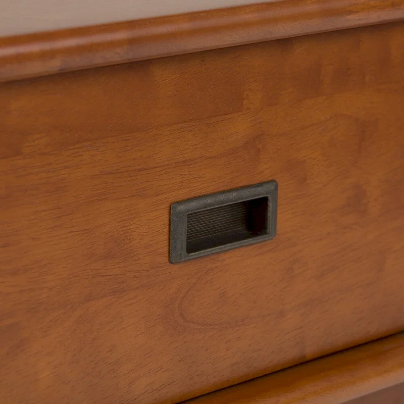 WYNDENHALL Tierney SOLID HARDWOOD 48 inch Wide Rectangle Mid Century Modern Coffee Table - 48 W x 22 D x 20 H