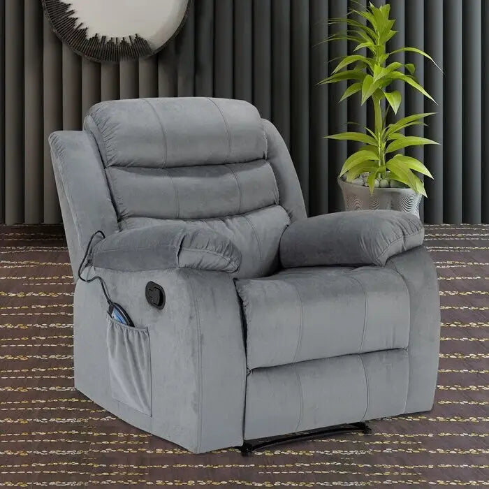 Soft Recliner Chair with Massage and Heat Function