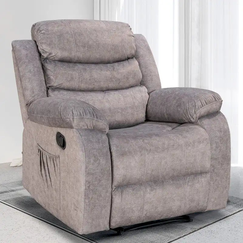 Soft Recliner Chair with Massage and Heat Function