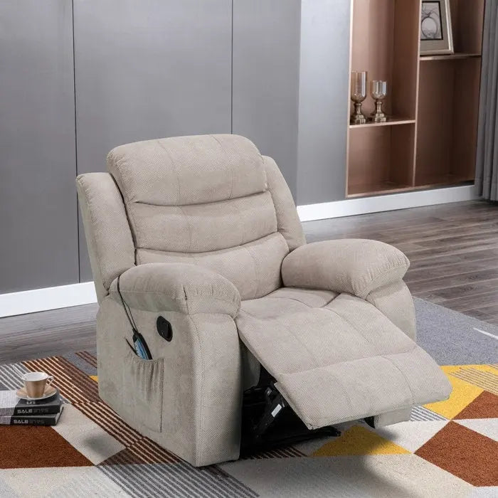 Soft Recliner Chair with Massage and Heat Function