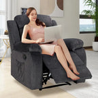 Soft Recliner Chair with Massage and Heat Function
