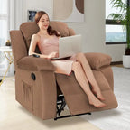Soft Recliner Chair with Massage and Heat Function