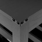 Crestlive Living Room Coffee Table with Storage Shelf, Sofa Center Table - 40.16 W x 22.05 D x 18.11 H