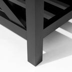 Crestlive Living Room Coffee Table with Storage Shelf, Sofa Center Table - 40.16 W x 22.05 D x 18.11 H