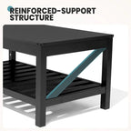 Crestlive Living Room Coffee Table with Storage Shelf, Sofa Center Table - 40.16 W x 22.05 D x 18.11 H