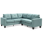 Newbury Twill Fabric Sectional Sofa