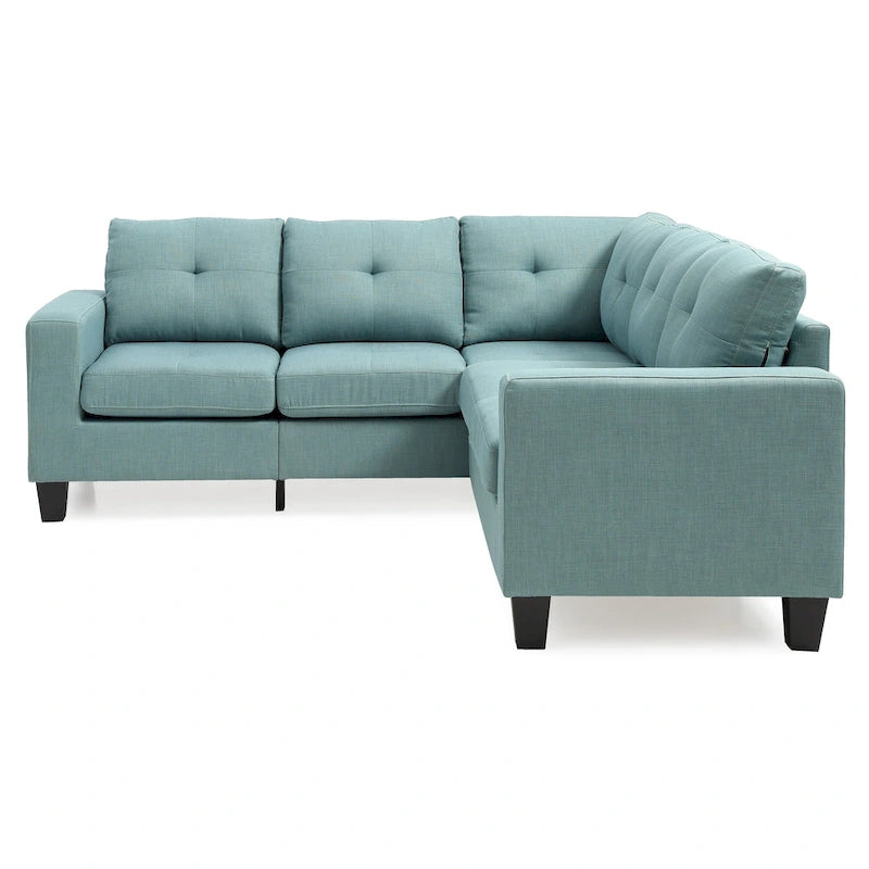 Newbury Twill Fabric Sectional Sofa