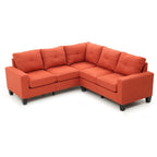 Newbury Twill Fabric Sectional Sofa
