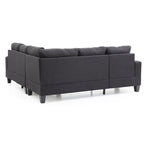 Newbury Twill Fabric Sectional Sofa