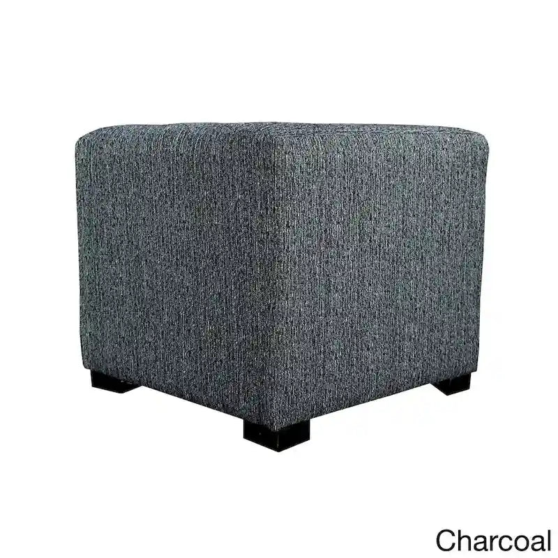 MJL Furniture Text2 Olivia 4-button Tufted Square Ottoman