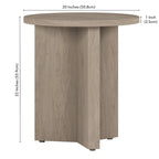 Anders 20 Wide Round Side Table - 20 Wide