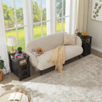 End Table with Charging Station - 13.78D x 23.6W x 24.8H