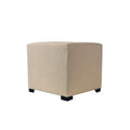 MJL Furniture Solid 4 Button Tufted Square Ottoman