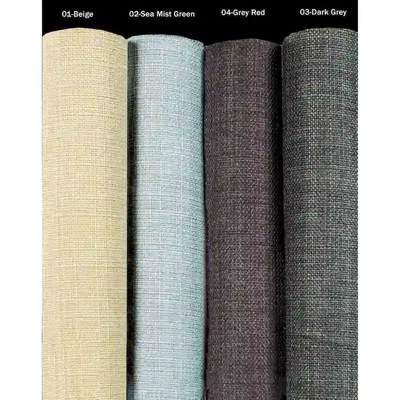 MJL Furniture Solid 4 Button Tufted Square Ottoman