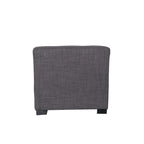 MJL Furniture Solid 4 Button Tufted Square Ottoman