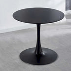 31.5Tulip Table Mid-century Dining Table for 2-4 people With Round Mdf Table Top, Pedestal Dining Table, Leisure Coffee Table