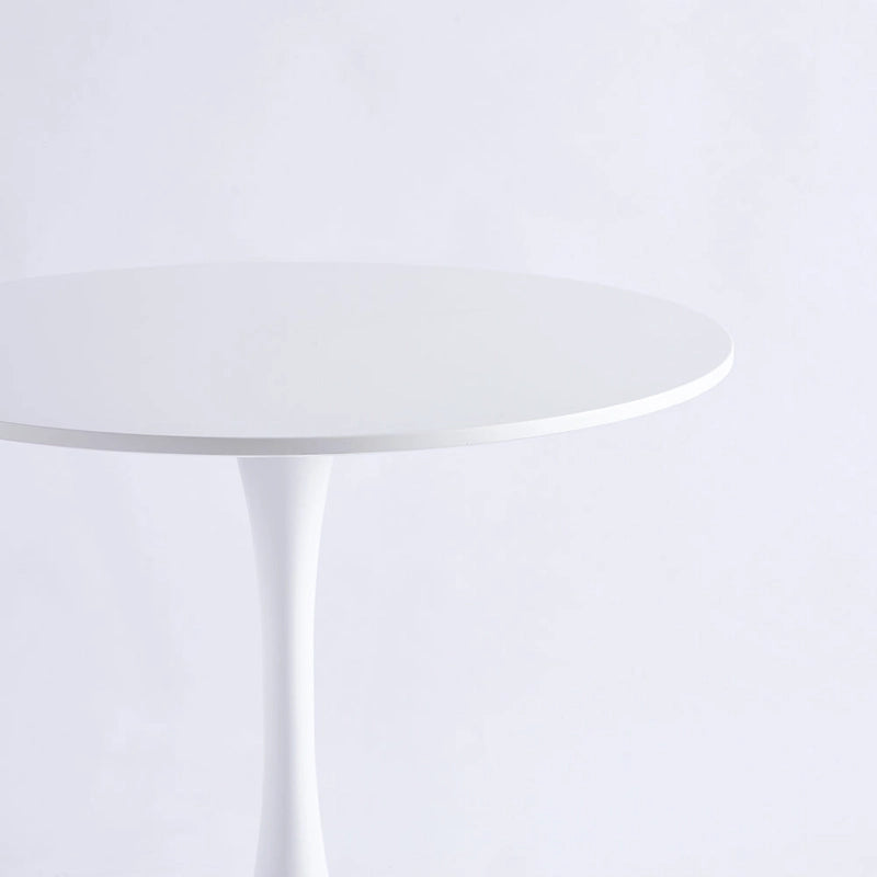 31.5Tulip Table Mid-century Dining Table for 2-4 people With Round Mdf Table Top, Pedestal Dining Table, Leisure Coffee Table