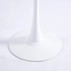 31.5Tulip Table Mid-century Dining Table for 2-4 people With Round Mdf Table Top, Pedestal Dining Table, Leisure Coffee Table