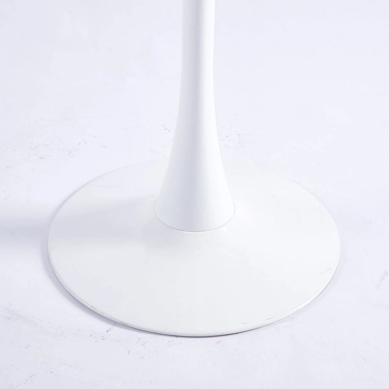 31.5Tulip Table Mid-century Dining Table for 2-4 people With Round Mdf Table Top, Pedestal Dining Table, Leisure Coffee Table