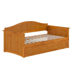 Nantucket Twin Wood Daybed with Twin Size Trundle