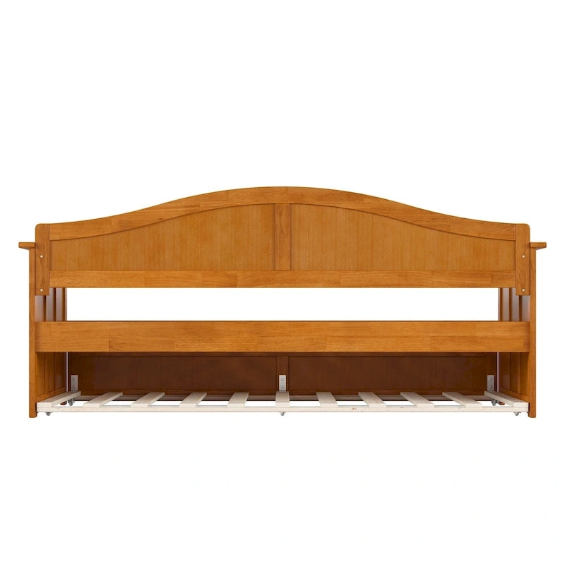 Nantucket Twin Wood Daybed with Twin Size Trundle