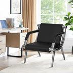 Kinbor 1/2/3-Seat Leather Waiting Chair Reception Bench for Salon Barber Bank Hospital