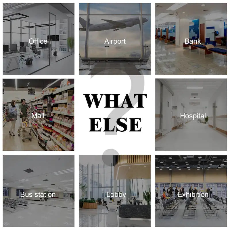 Kinbor 1/2/3-Seat Leather Waiting Chair Reception Bench for Salon Barber Bank Hospital