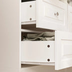 Modular Majesty Double Wardrobe Mirror-Front Storage Closet Armoires