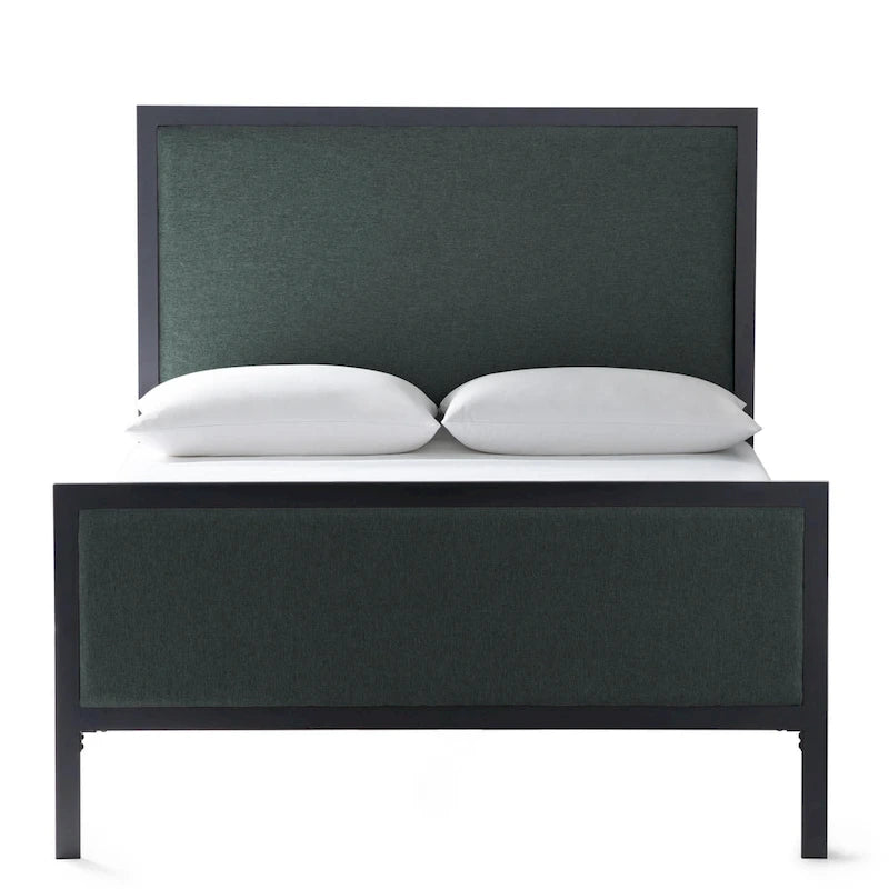 New Heights Clarke Metal and Upholstered Bed