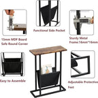 Small Narrow Side Table