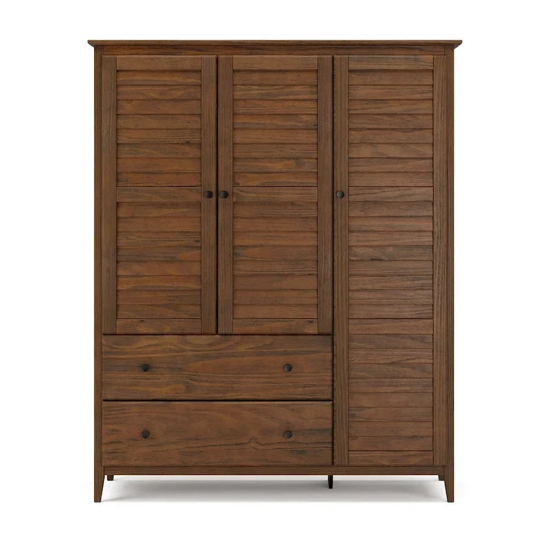 Grain Wood Furniture Greenport Solid Wood 3-door Armoire