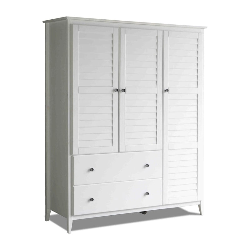 Grain Wood Furniture Greenport Solid Wood 3-door Armoire